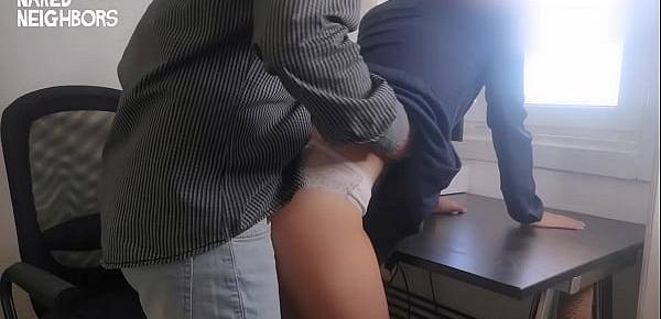  REAL ORGASM !!! How to enjoy a break in the home office